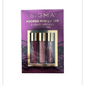 Sigma Adored Mini Lip Set NIB